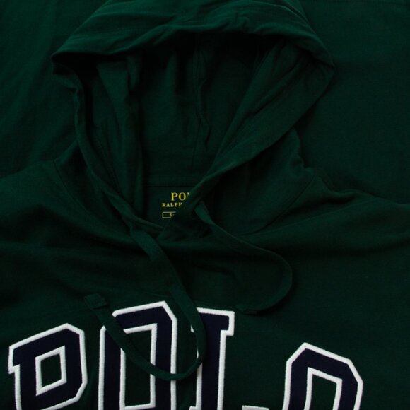 Pol Ralph Lauren NWT Spellout POLO Forrest Green Lightweight Hoodie, S - Picture 3 of 12
